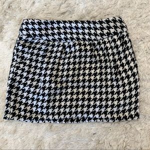 Kids Black & White Patterned Skirt